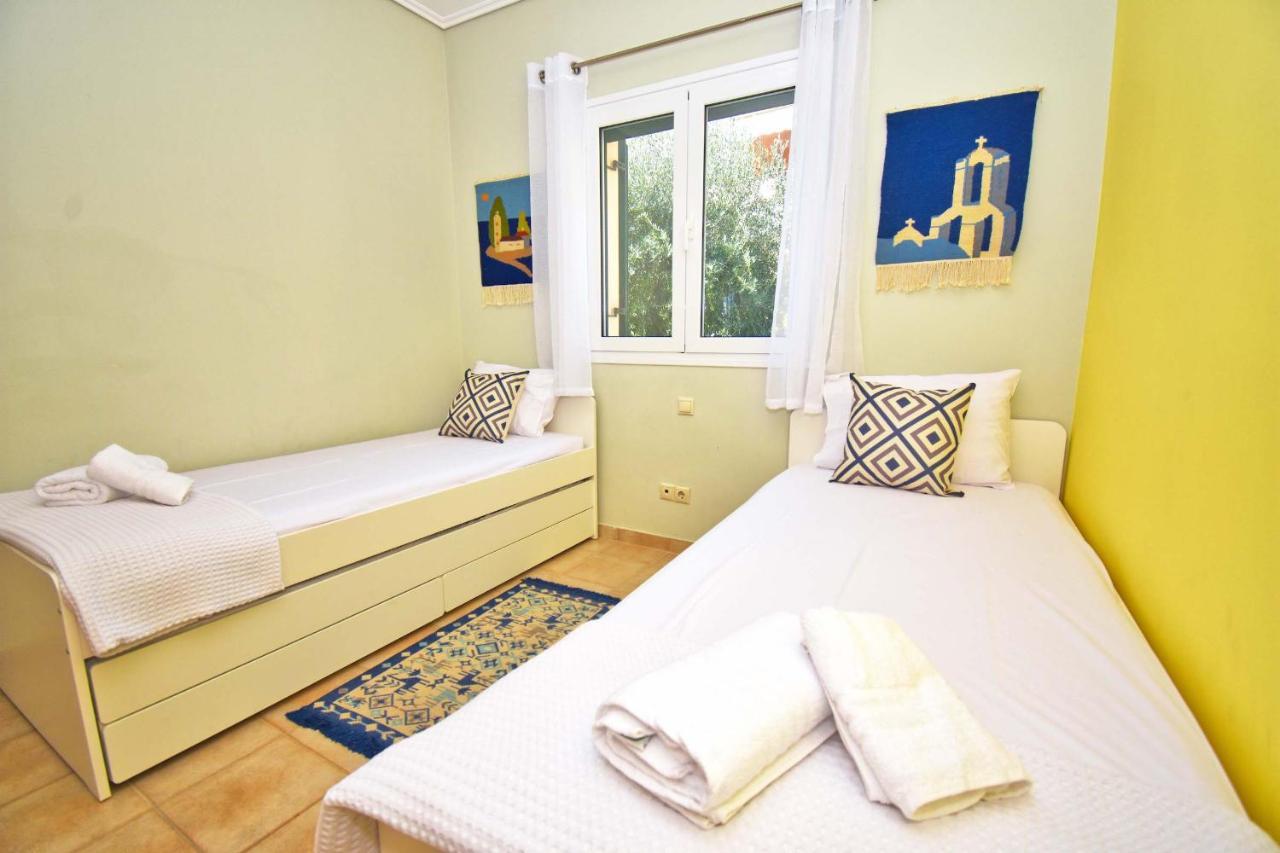 Pebbles And Sea At Barbati With Shared Pool Apartment Ngoại thất bức ảnh