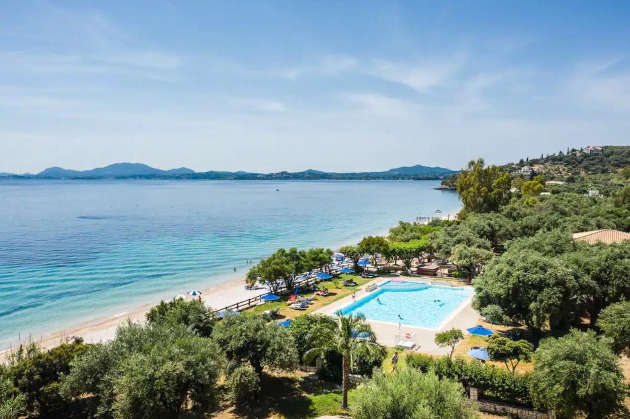 Pebbles And Sea At Barbati With Shared Pool Apartment Ngoại thất bức ảnh