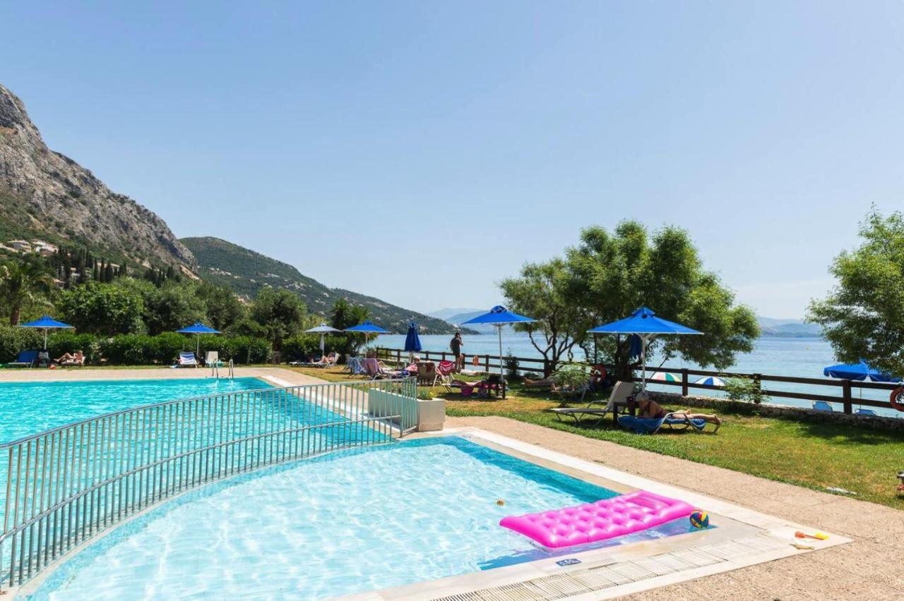 Pebbles And Sea At Barbati With Shared Pool Apartment Ngoại thất bức ảnh